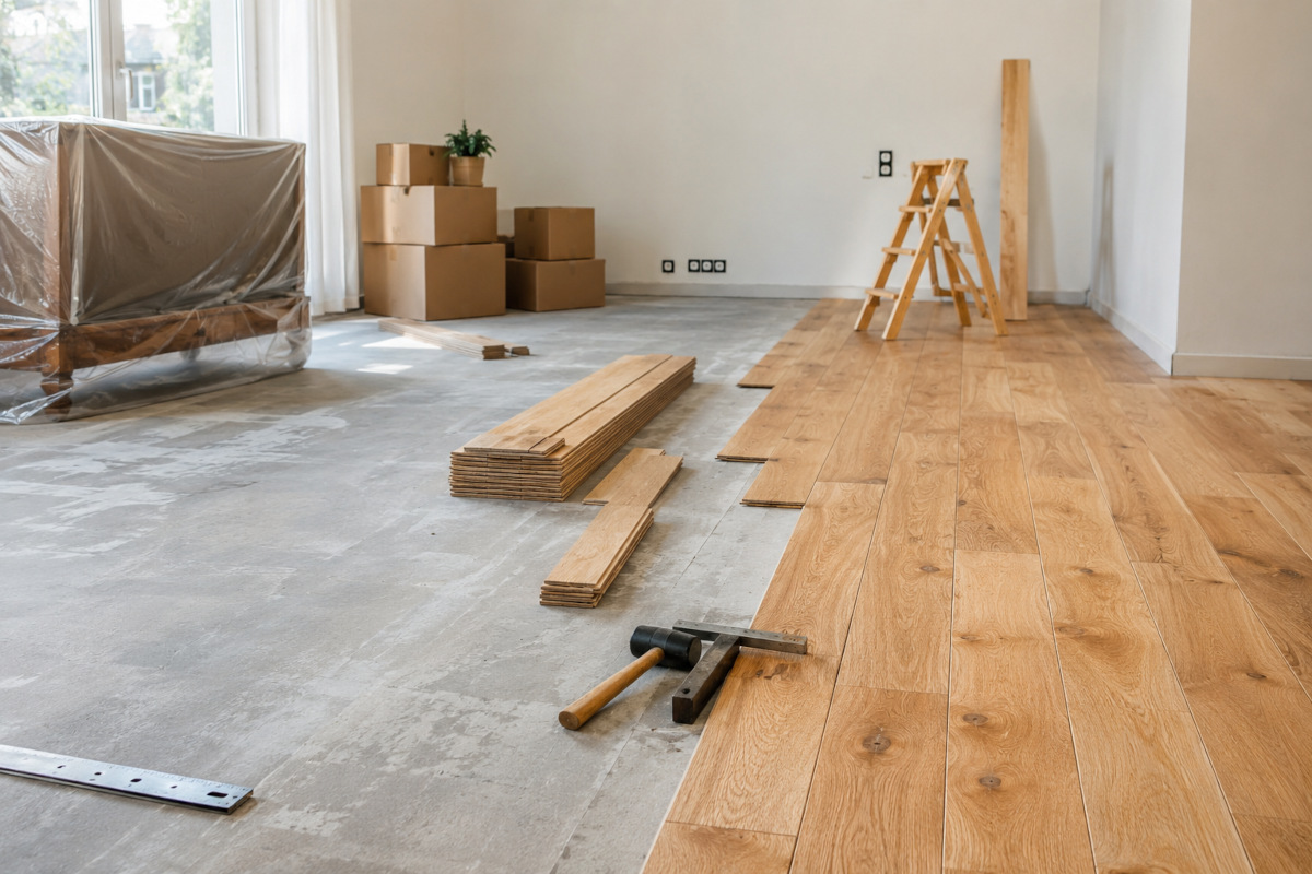 Com preparar un habitatge abans d'instal·lar un parquet nou