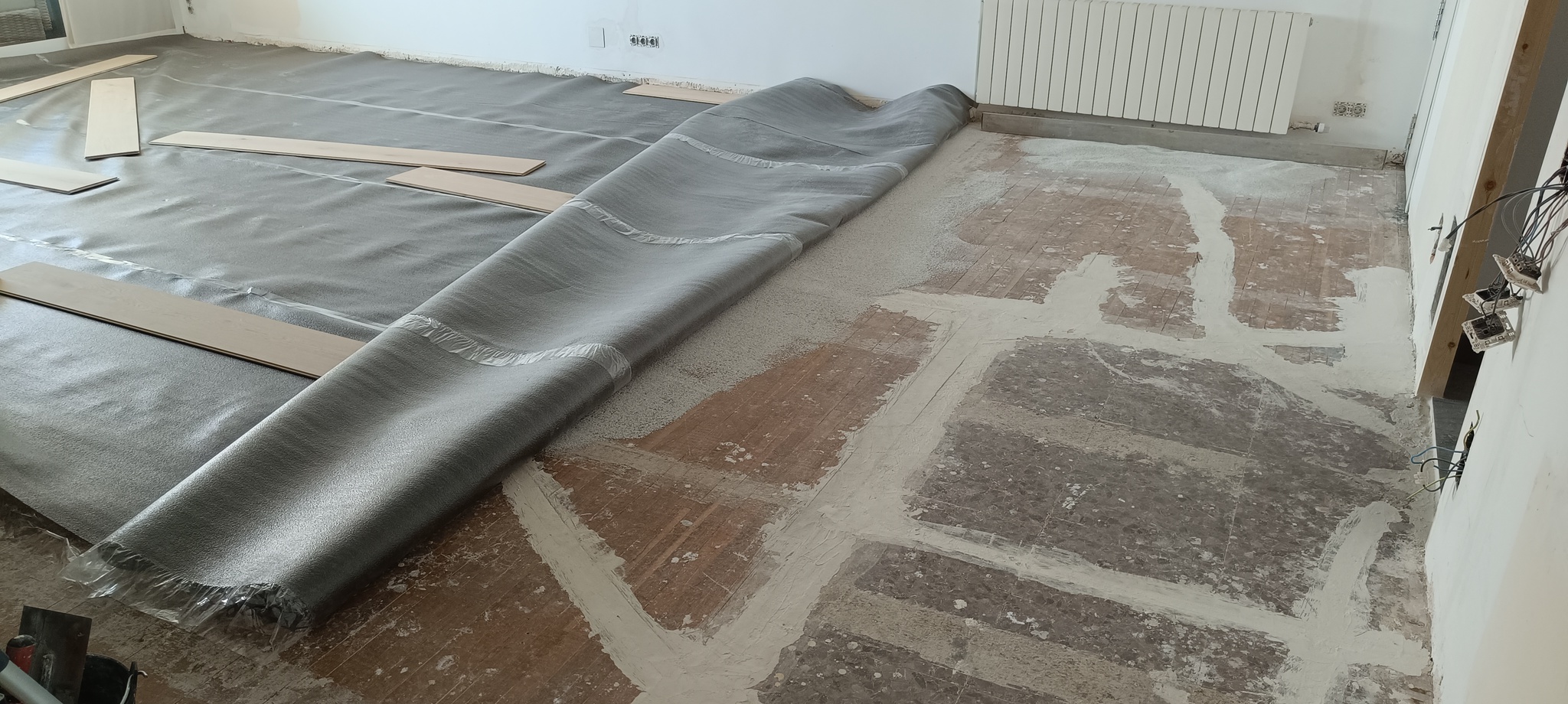 Instalación tarima flotante XXL Barcelona 6