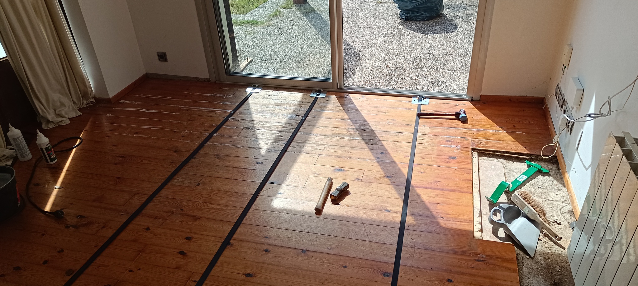Restauración con lijado Teià 23