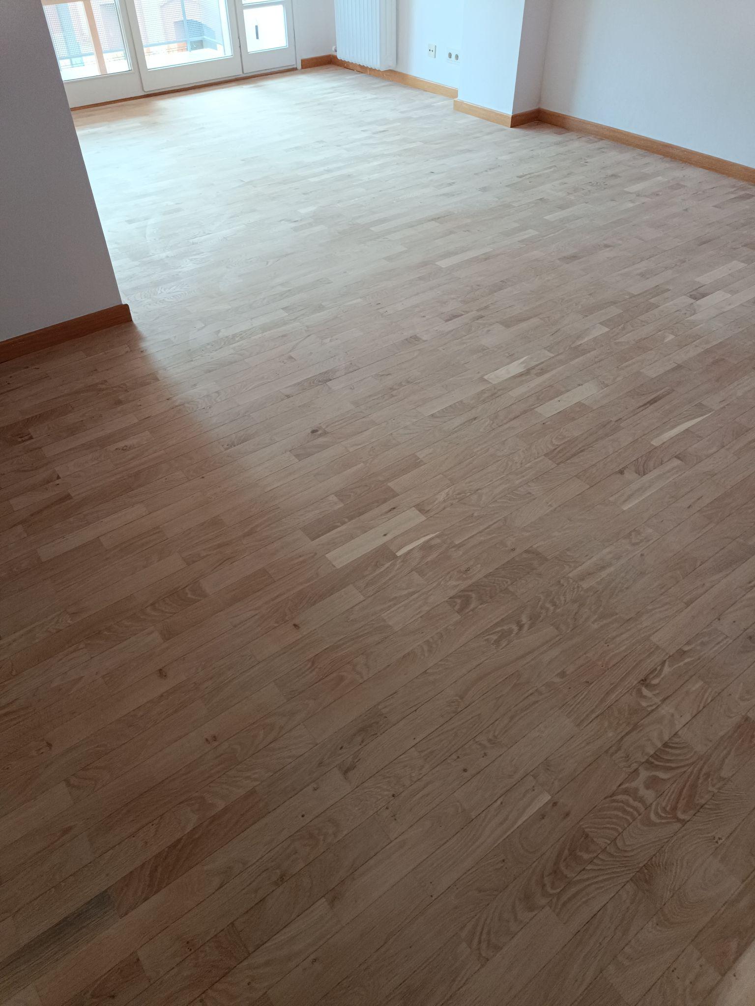 Restauración parquet tablilla roble 1