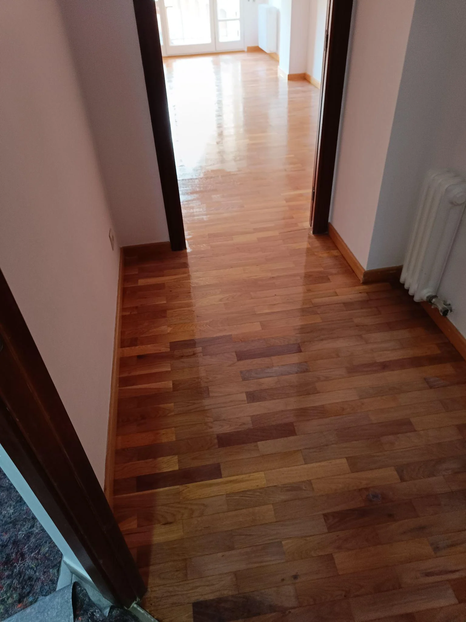 Restauración parquet tablilla roble 2