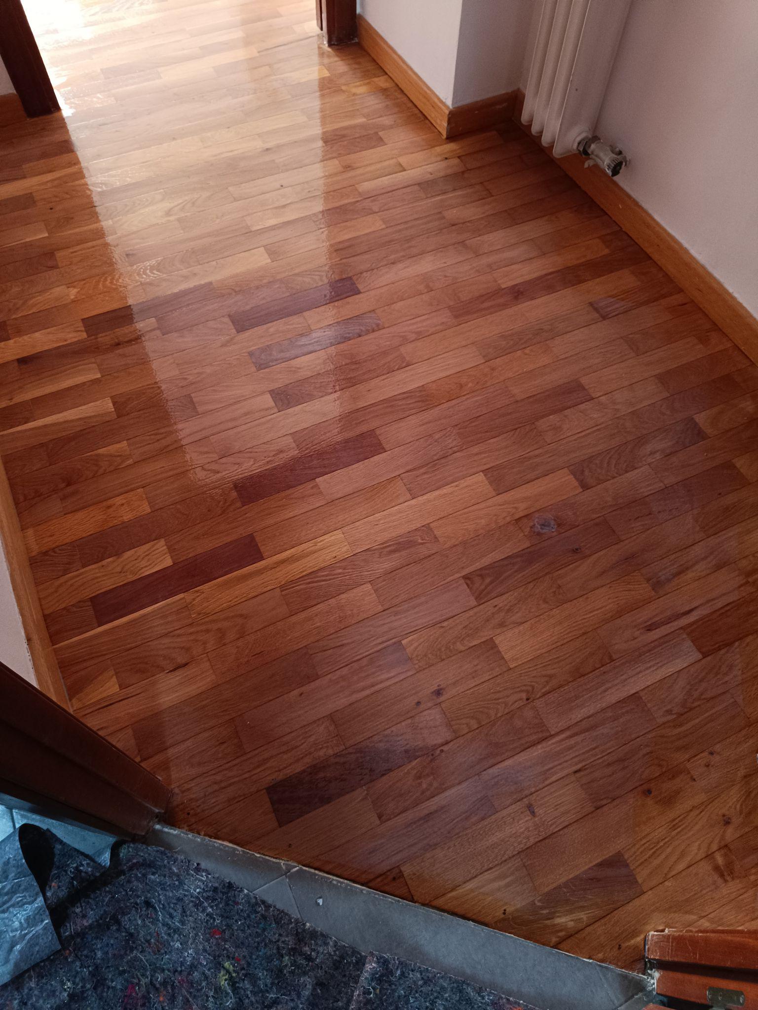 Restauración parquet tablilla roble 3