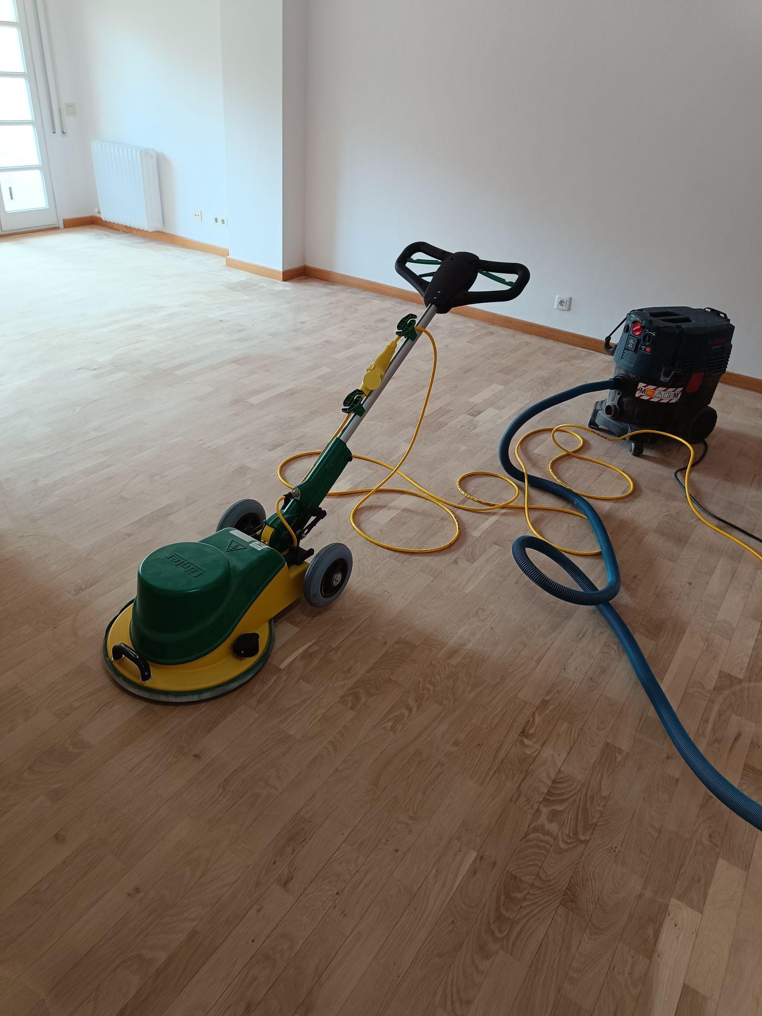 Restauración parquet tablilla roble 35