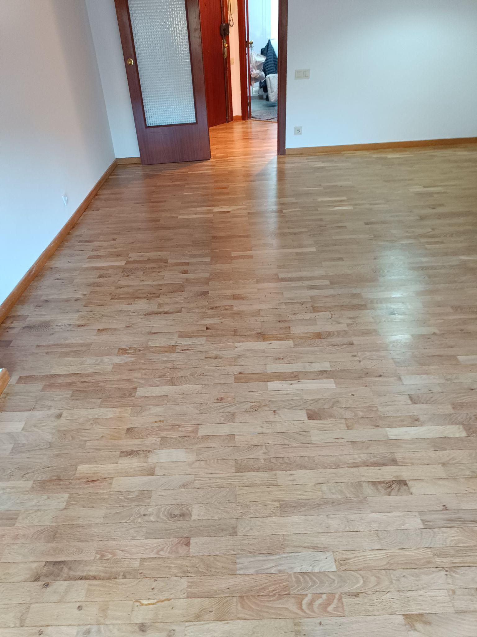 Restauración parquet tablilla roble 6