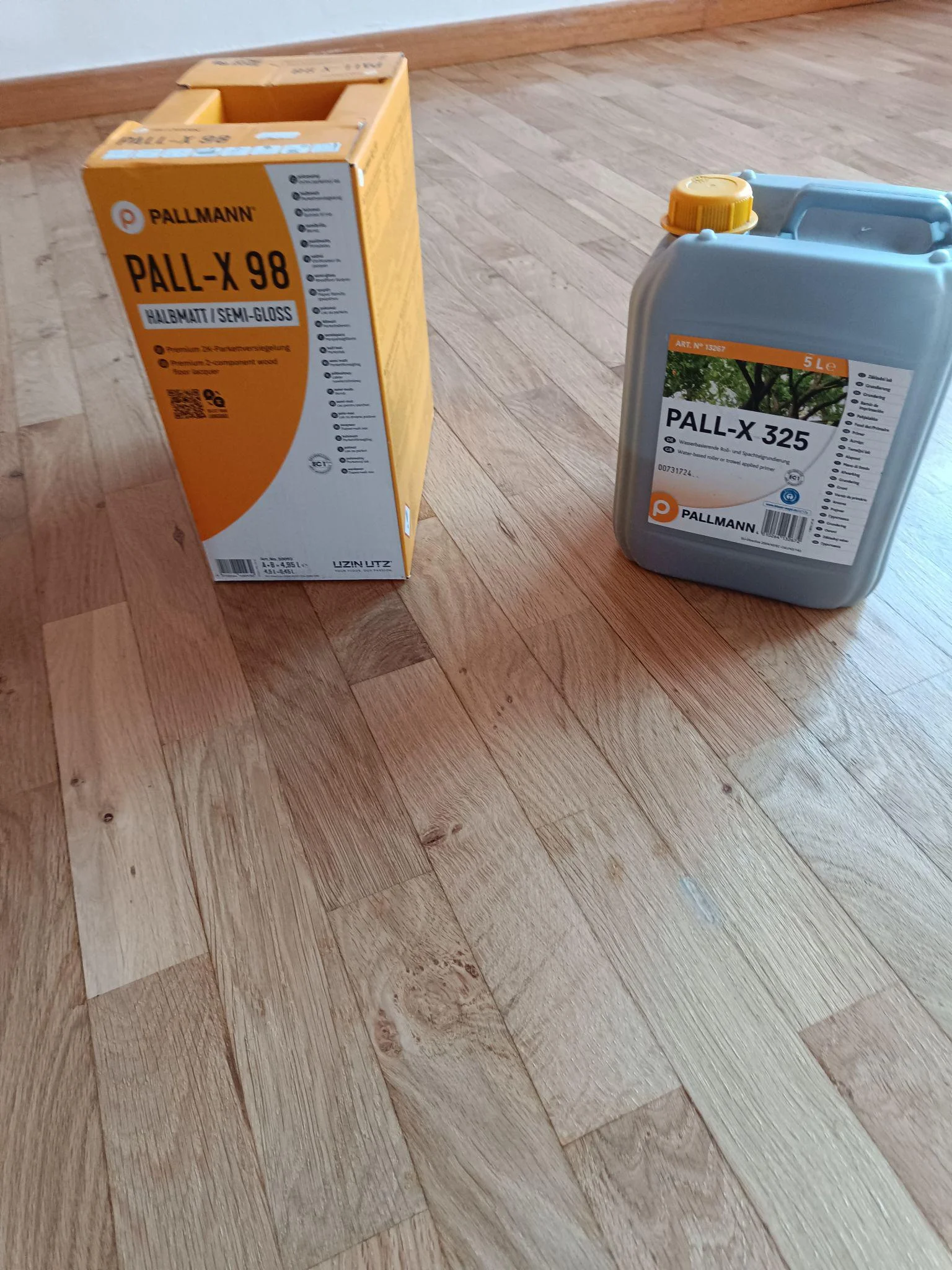 Restauración parquet tablilla roble 9