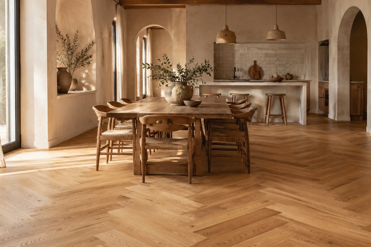 Salón de casa con Parquet