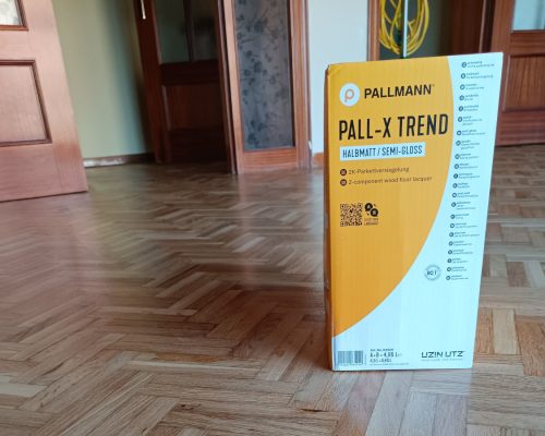 Restauració de parquet en espiga a Premià de Mar