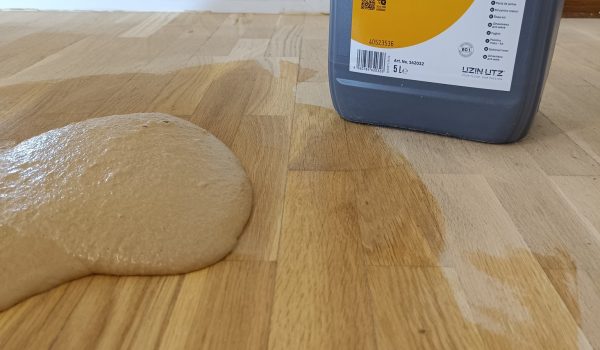 Restauración de parquet de tablilla de roble en Sant Andreu de Llavaneres